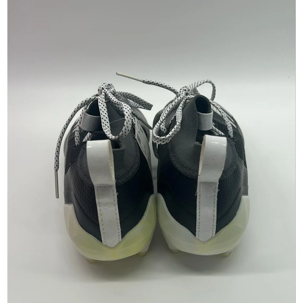 NEW Adidas Adizero 8.0 Football‎ Cleats Black Grey White F36586 Men Size 10.5